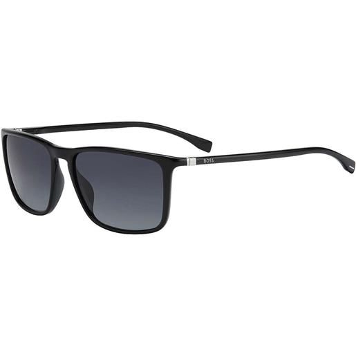 Hugo Boss occhiali da sole Hugo Boss neri forma rettangolare 204604807579o