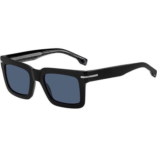 Hugo Boss occhiali da sole Hugo Boss neri forma rettangolare 205947ina51ku