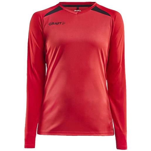 Craft pro control impact long sleeve t-shirt rosso xs donna
