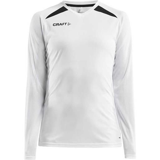 Craft pro control impact long sleeve t-shirt bianco xs donna