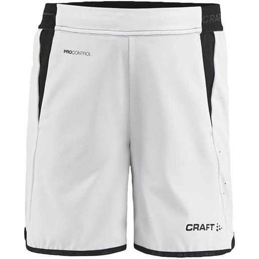 Craft pro control impact shorts bianco 122-128 cm ragazzo