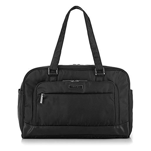 WITTCHEN borsa da viaggio con uno scomparto per netbook, colore: nero, nero, borsa da viaggio