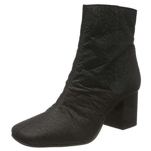 Selected slfzoey textile boot b, stivali donna, nero, 38 eu