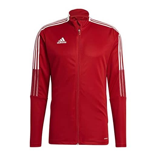 Adidas tiro21 tk jkt, giacca uomo, team power red, xs