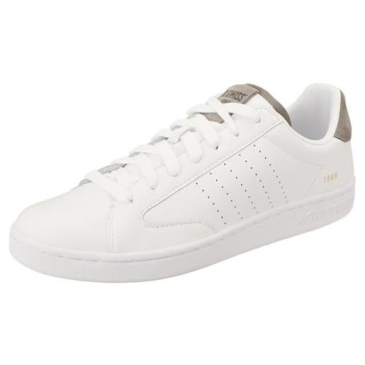 K-Swiss lozan, scarpe da ginnastica uomo, wht wht shadow sd, 47 eu