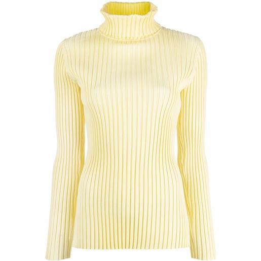 Tory Burch maglione a collo alto - giallo