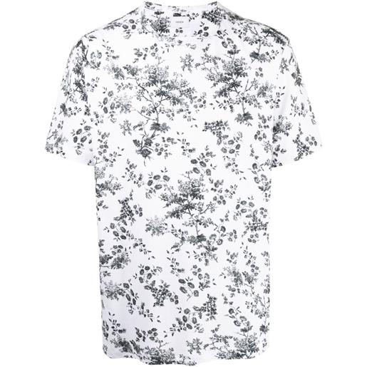 Erdem t-shirt peter a fiori - bianco