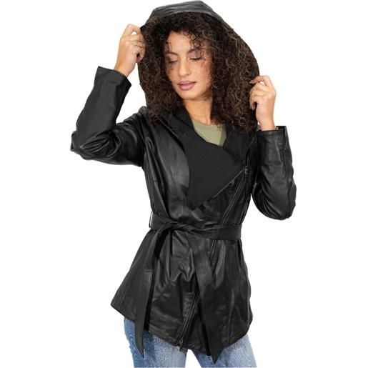 Leather Trend colima - giacca donna nera in vera pelle