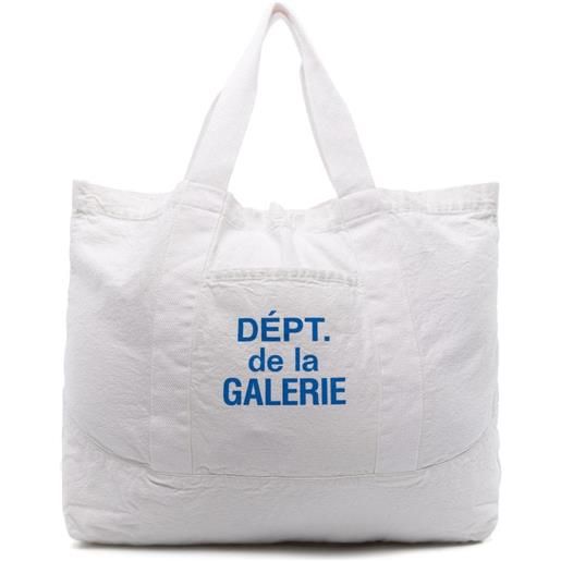GALLERY DEPT. borsa tote con stampa - bianco