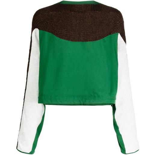 Kiko Kostadinov maglione con design a inserti - multicolore
