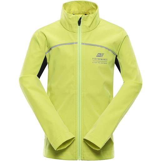 Alpine Pro geroco jacket verde, giallo 104-110 cm ragazzo