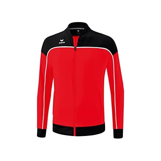Erima change by funzionale giacca di presentazione, rosso/nero/bianco, 3xl uomo