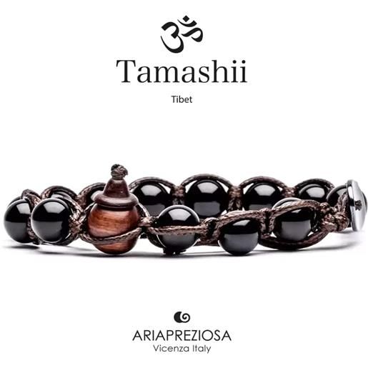Tamashii bracciale pietra tibetano onice Tamashii unisex 1 giro bhs900-1