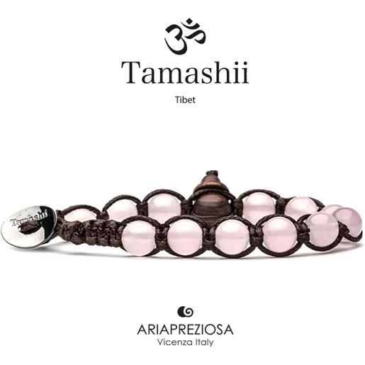 Tamashii bracciale pietra tibetano giada rosa Tamashii unisex 1 giro bhs900-199