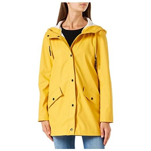 Only onlelisa raincoat otw giacca da pioggia, giallo tuorlo, l (pacco da 3) donna