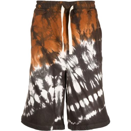 Jil Sander shorts con stampa - marrone