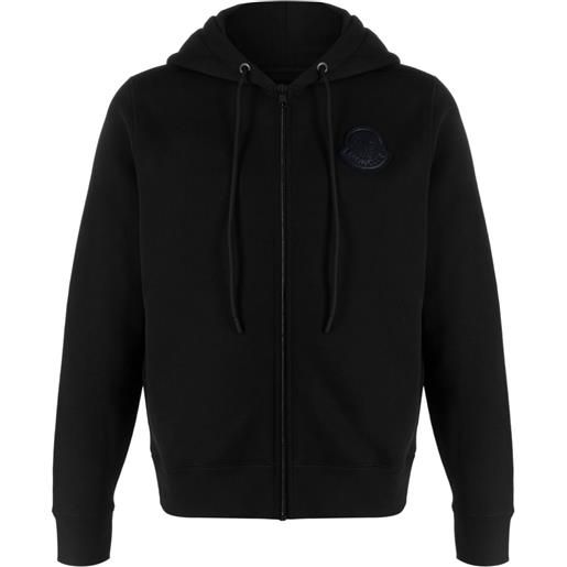 Moncler giacca con cappuccio - nero