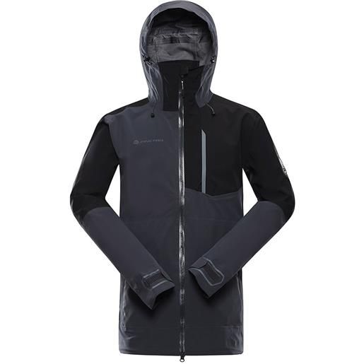 Alpine Pro gor full zip rain jacket nero s uomo