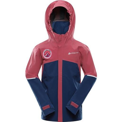 Alpine Pro goro full zip rain jacket rosa 116-122 cm ragazzo