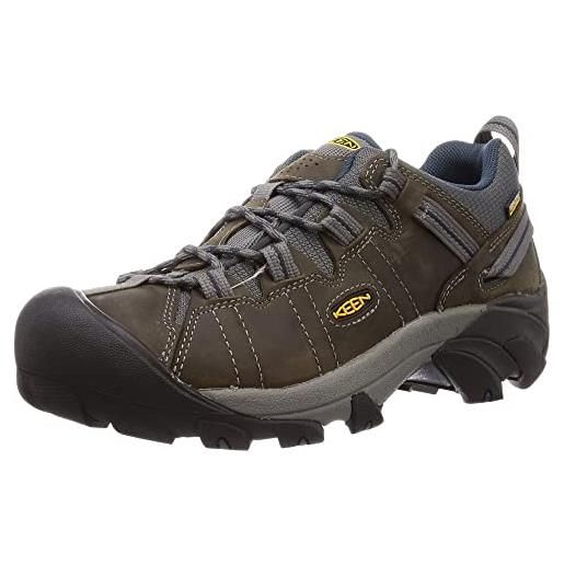 KEEN targhee 2 waterproof, scarpe da escursionismo, uomo, cascade brown/golden yellow, 44 eu