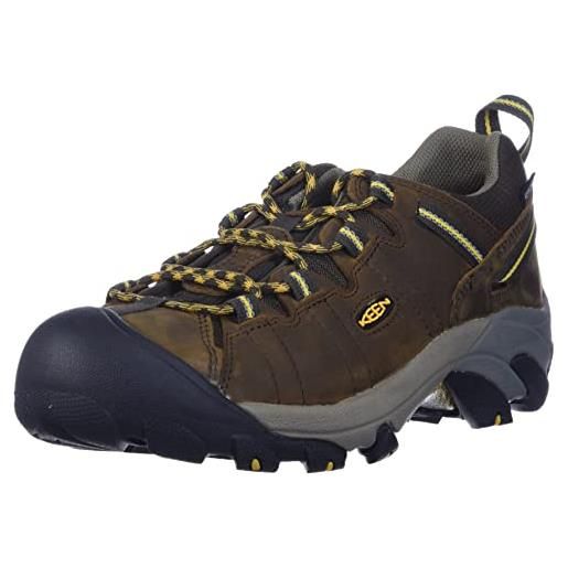 KEEN targhee 2 waterproof, scarpe da escursionismo, uomo, cascade brown/golden yellow, 47 eu