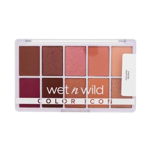 Wet n Wild color icon 10 pan palette palette di ombretti 12 g tonalità heart & sol