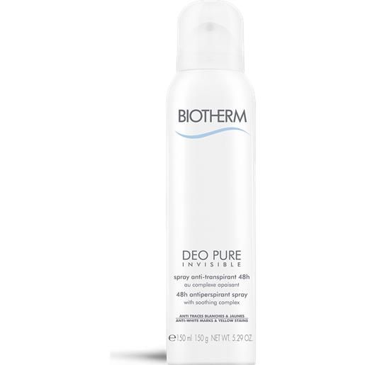 Biotherm deo pure invisible deodorante anti-traspirante spray 150ml