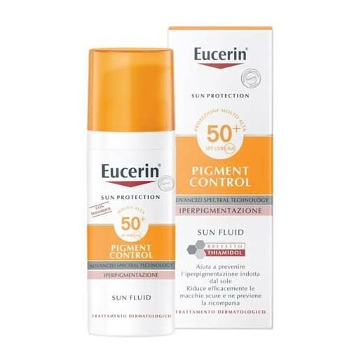 BEIERSDORF SPA eucerin pigment control face sun fluid protezione spf50+ 50ml