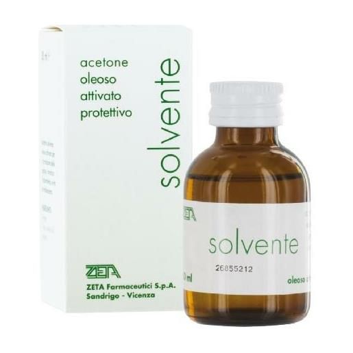 ZETA FARMACEUTICI SPA acetone solvente oleoso 50 ml