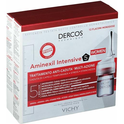 Vichy dercos aminexil intensive 5 donna 12 fiale