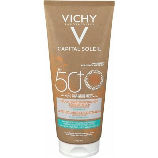 Vichy capital soleil latte solare eco-sostenibile spf 50+ 200 ml