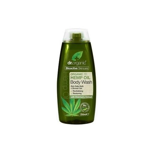 OPTIMA NATURALS SRL dr organic hemp oil olio di canapa body wash detergente corpo 250 ml