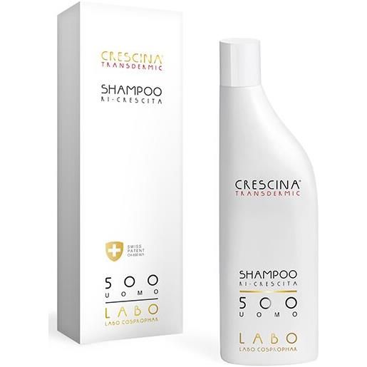 LABO INTERNATIONAL SRL shampoo transdermic crescina ri-crescita 500 uomo 150 ml