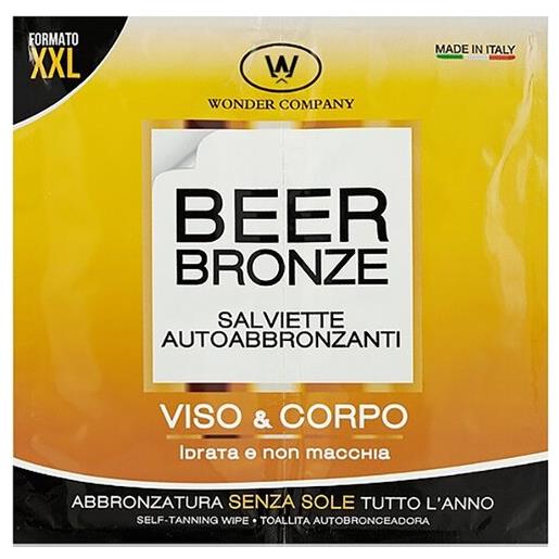 LR COMPANY SRL beer bronze salviette autoabbronzanti 2 buste