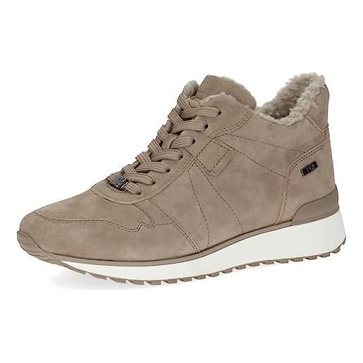 CAPRICE 9-26210-41, stivaletti piatti donna, marrone (mud suede), 37 eu