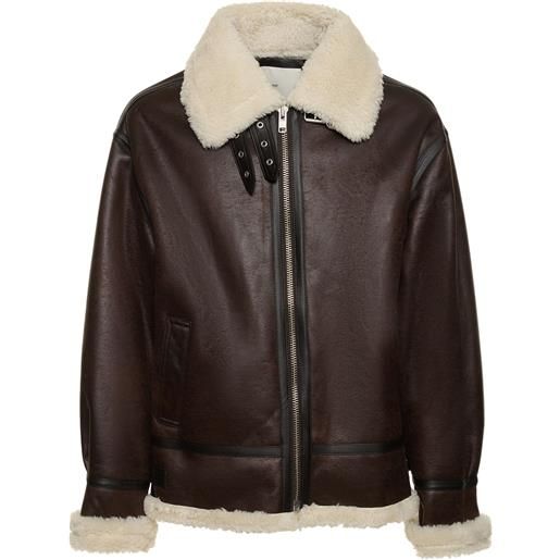 DUNST giacca unisex loose fit in shearling