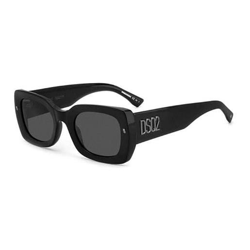 DSQUARED2 d2 0061/s occhiali, black dark ruthenium, 51 uomo, black dark ruthenium