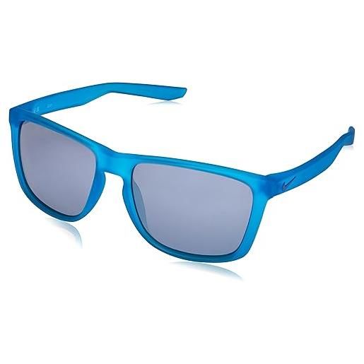 Nike sun occhiali, 468 matte blue lightning, 57 unisex-adulto