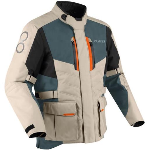 BERING - giacca BERING - giacca siberia beige / grigio / orange