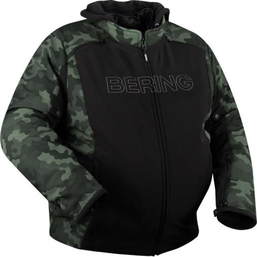 BERING - giacca davis king size nero / camo
