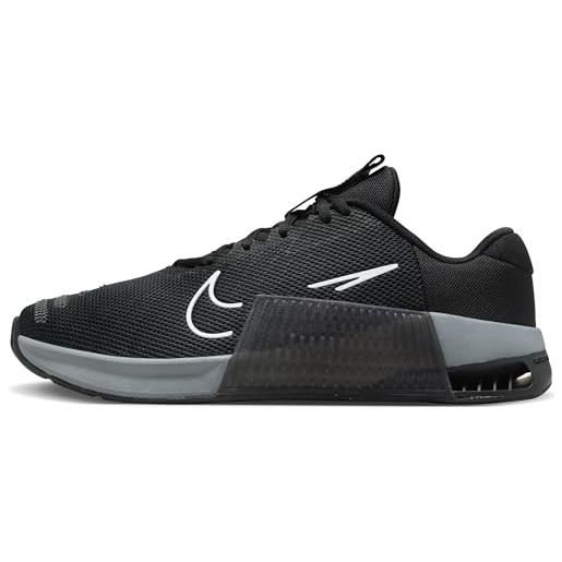 Nike metcon 9, sneaker uomo, black/white-anthracite-smoke grey, 45.5 eu