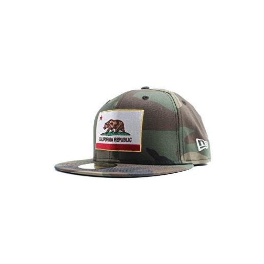New Era 59fifty - cappellino con bandiera della california republic mimetico 7 1/8