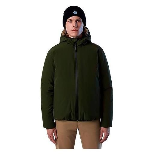 North sails giacca invernale con cappuccio hobart 603261 nero