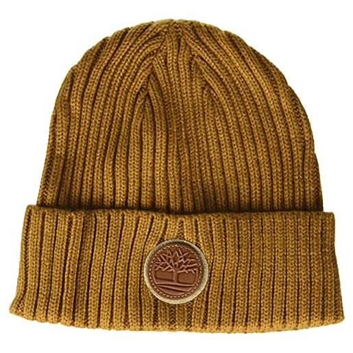 Timberland men`s ribbed watch cap beanie (wheat(t100360c-231), one size)