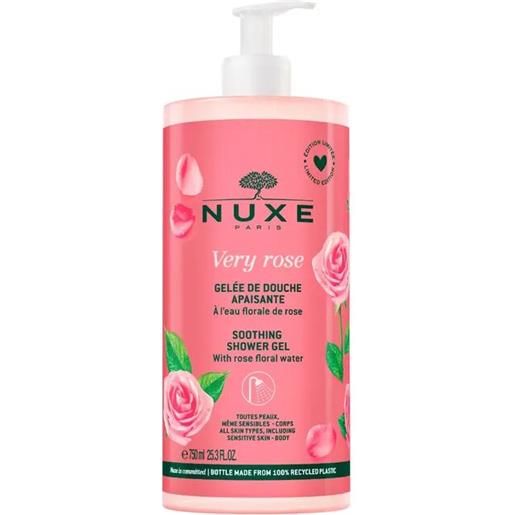 Nuxe very rose gel doccia lenitivo maxi formato 750ml
