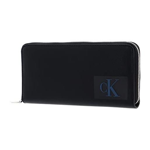 Calvin Klein ckj sculpted zip around wallet black