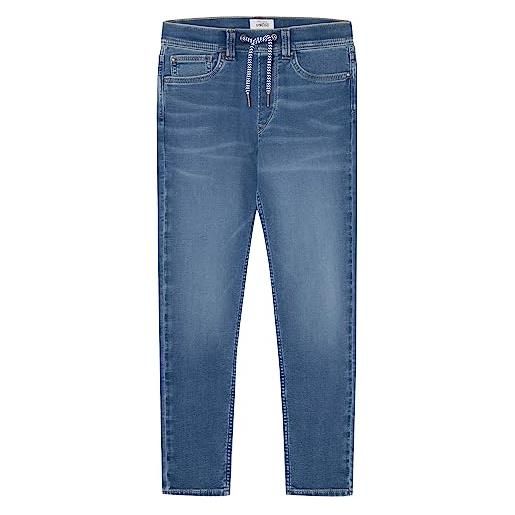 Pepe Jeans archie, jeans bambini e ragazzi, nero (denim-xf8), 8 anni