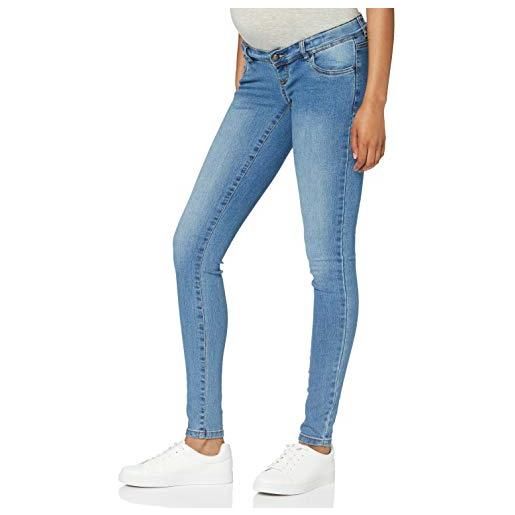 Mamalicious mlono slim jeans a. Noos, lavaggio: denim azzurro washed, 42 donna