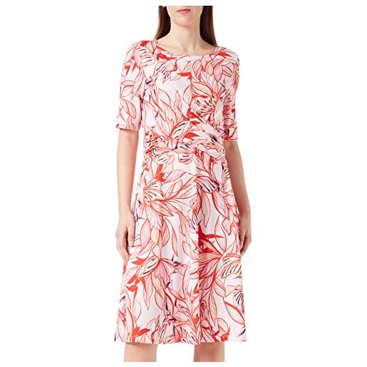 Gerry Weber 180023-35021 vestito, stampa viola/rosa/rosso/arancione, 54 donna