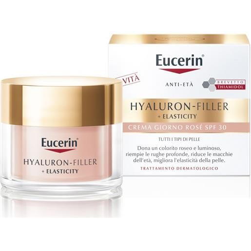 Eucerin hyaluron-filler + elasticity crema giorno rose spf 30 50ml 50 ml